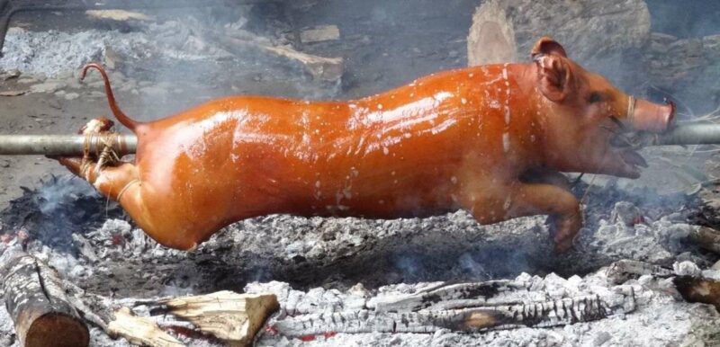 Cách làm Thịt Lợn nướng Mác Khén Hạt Dổi Rừng Thơm Ngon