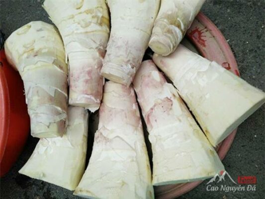 Cách làm măng cuốn thịt lợn hấp thơm ngon tại Hà Giang